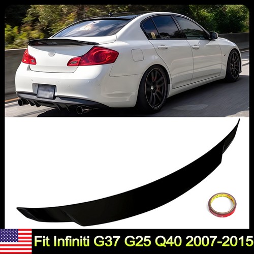 Gloss black duckbill trunk - gloss,